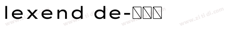 lexend de字体转换